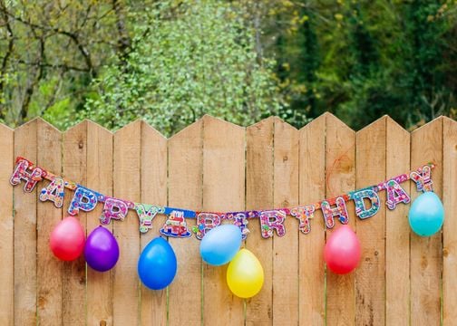 outdoor birthday surprises