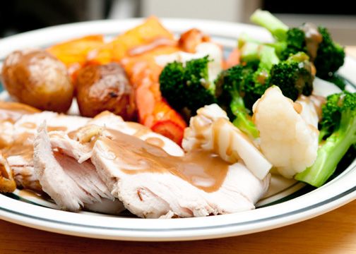 Thanksgiving cook dinner