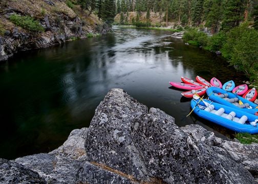 Idaho white water rafting destinations in the US