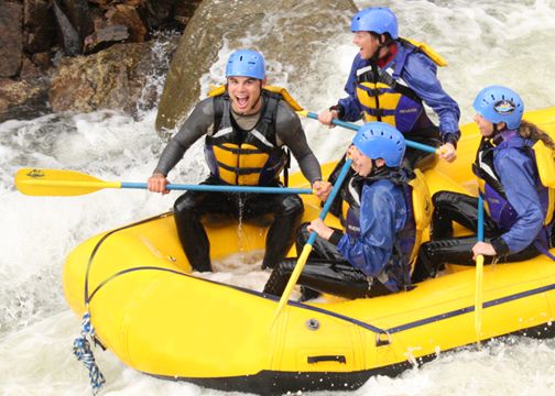 adventure birthday gifts for him - white water rafting