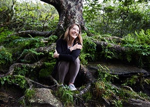 Forest bathing in Asheville