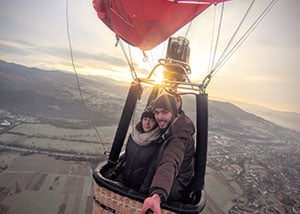 Best Experience Gifts for Christmas - Hot Air Balloon Ride