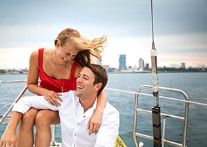 Couple on a Boat