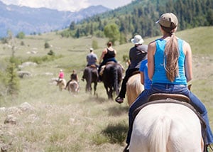Horseback riding - things to do outside