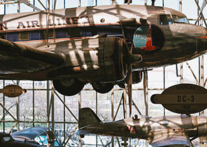 Airplanes at the Smithsonian Air and Space Museum