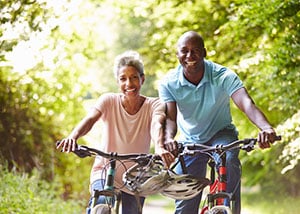 Mother's Day Gifts Under $50 - Couple bike riding