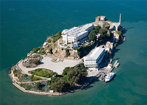 Alcatraz Island from Above