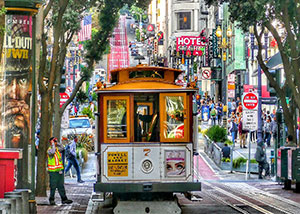San Francisco Attractions - Ride in a Cable Car