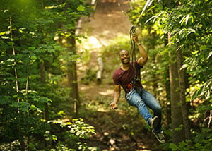 Earth Day Activities - Ziplining