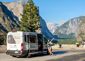 Incredible Adventures' eco-friendly tour van