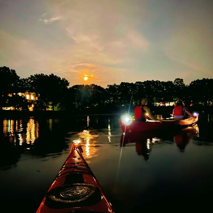 Moonlight Canoe Trip