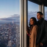 Couple at Empire State Building