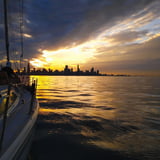 Sunset Views From Boat