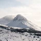 Snow covered mountain