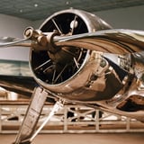 Silver Plane Propeller