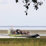 Airboat on water