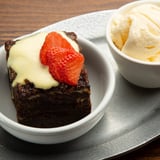 Brownie and ice cream