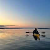 Person kayaking