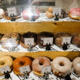 Donuts in Display Case