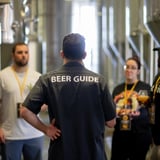 Beer guide giving tour