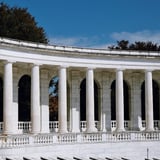 White Structure with Columns
