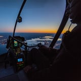 Sunset Views during New Orleans Helicopter Tour