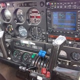 Cockpit Cessna 172 for Flying Lesson near DC