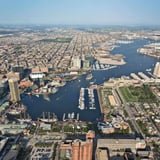 Downtown Baltimore from Sky View