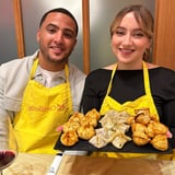Two People with Finished Dumplings