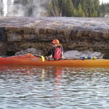 Kayak in Yellowstone