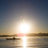 Yellowstone Lake Sunset Kayak Trip