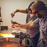 Glass Blowing and Pendant Making Class 