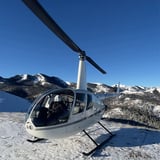 Winter Helicopter Flight