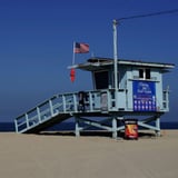 Lifeguard Stand during Los Angeles Photo Tour