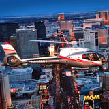 Food and Helicopter Tour at Night in Las Vegas