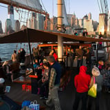 Group on boat