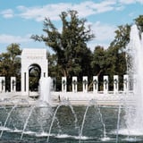 Fountain Surrounded by Monuments