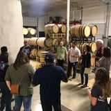 Group in brewery