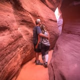 Hiking Peek-A-Boo Slot Canyon
