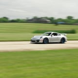 Silver Porsche Racing