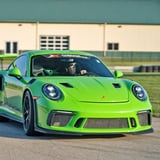 Green Porsche