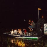 Group on boat