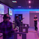 People playing VR