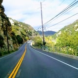 Road with mountains