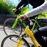 Two People Riding Bikes