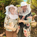 Friends on Tour of Bee Garden