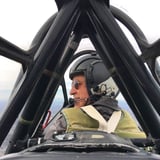 Rear Seat View During Scenic T6 Texan Warbird Flight 