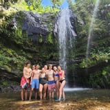Group in Rainforest
