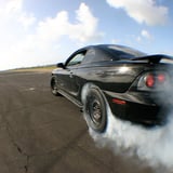 Burning Rubber While Stunt Driving
