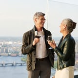 Couple Drinking at View Boston